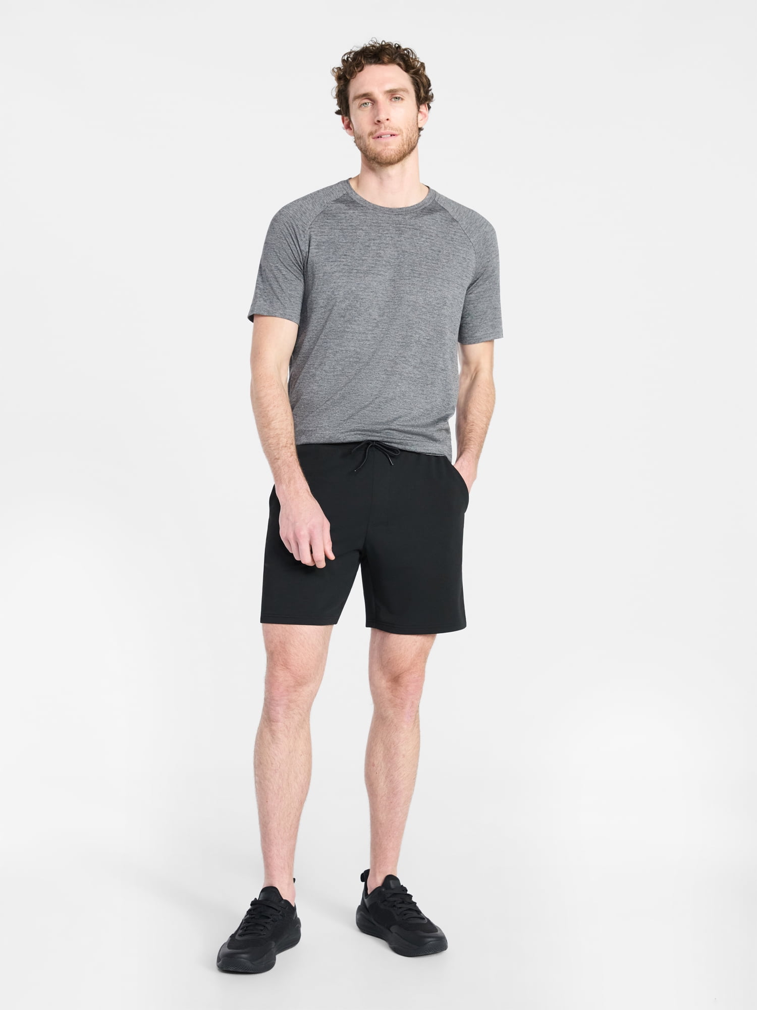 Athletic Works Men's and Big Men's Stripe Jersey Tee with Short Sleeves, Sizes XS-4XLT