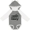 thumbnail image 3 of Inktastic I Hooked Daddy's Heart with Fishing Rod Boys or Girls Long Sleeve Baby Bodysuit, 3 of 5