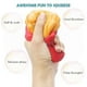 thumbnail image 2 of 2 x Slow Rising Squeeze Squishy Toys - Hamburger, Kawaii Soft Food Squishy Toys - ya01, 2 of 5