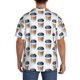 thumbnail image 3 of Fotbe Coffee To Go Pattern Camisa Estampada de Manga Corta para Hombre, Casual de Verano, Estilo Playero, Sin Arrugas-Medium, 3 of 5