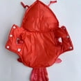 thumbnail image 2 of Halloween Red Lobster Pet Fancy Costume Sleeveless Soft Two‑Legged Coat Funny Outfit for Corgis Teddies Pugs Small Dogs Cats, 2 of 5