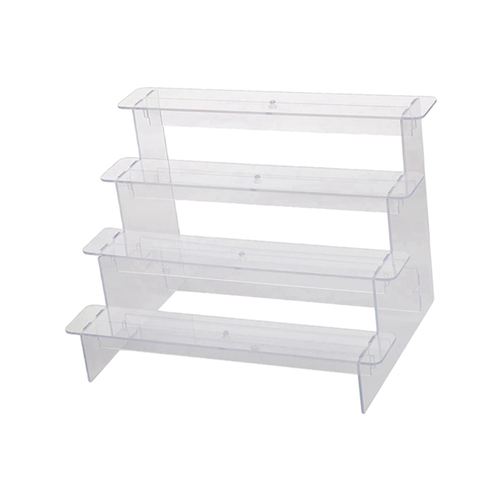 3 Ladder Tabletop Riser Display Protection Removable Rack Stand Organizer 