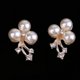 thumbnail image 4 of 10 piezas de adornos de diamantes de imitación de aleación de cristal dorado, 4 of 7