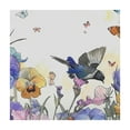 thumbnail image 4 of Awypu Flowers Butterflies Outdoor Fitted Tablecloth, Square Table Cover 100% Polyester Fiber 46*46, 4 of 8