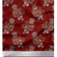thumbnail image 1 of Soimoi Rayon Fabric Artistic Paisley Print Fabric by Yard 56 Inch Wide, 1 of 3
