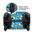 thumbnail image 4 of Easygdp Flying Bees Double-Sided Printed Elastic Suitcase Protective Cover,Invisible Zipper, Business Trip Luggage Cases,Washable And Resistant To Falling -Large, 4 of 9