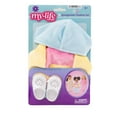 thumbnail image 3 of My Life As Loungewear Fashion Set for 18-inch Doll, 3 Pieces Included, Pink Yellow Blue Colorblock, 3 of 11