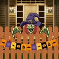 thumbnail image 5 of THLKIF Halloween Fence Peeker Decoration Peeper Halloween Outdoor Decoration Halloween Garden Yard Decor for Home Patio Holiday Party Lawn Garden Fence Pathway Decorations ﻿, 5 of 6