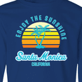 thumbnail image 4 of Inktastic Summer Enjoy the Sunshine Santa Monica California in Blue Long Sleeve Youth T-Shirt, 4 of 5