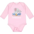 thumbnail image 3 of Inktastic My Babysitter Loves Me to the Moon and Back Elephant Family Boys or Girls Long Sleeve Baby Bodysuit, 3 of 5