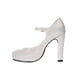 thumbnail image 3 of Zapatillas TACONES Vestir LEON MUJER DAMA TEXTIL Plata 9850, 3 of 3