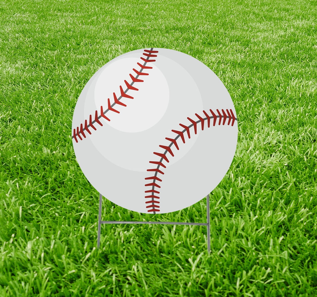 Softball Yard Sign Icon