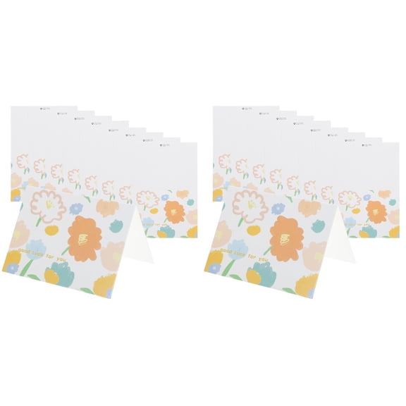 unbranded 100 Pcs Blank Greeting Cards Decorative Empty Writing Cards Writable Cards Paper Blessing Cards