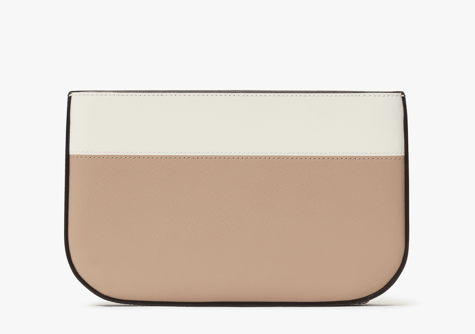 Kate Spade New York Madison Lilly Pochette, Toasted Hazelnut Multi Beige Saffiano Leather Handbag, KI374