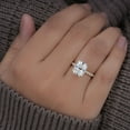 thumbnail image 5 of Cora Jewellery 3.5CT Radiant Moissanite Engagement Ring for Women, 18K Yellow Gold, 6 US, 5 of 9