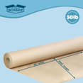 thumbnail image 2 of The Boxery Brown Kraft Paper Roll 60” x 750' - 50lb., 2 of 8