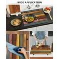 thumbnail image 6 of nqOlkjepod Large Induction Cooktop Protector Mat 36"x21", Colorful Vintage Stove Top Covers for Electric Stove, Vintage Wooden Farmhouse Decorative Stove Burner Cover Mats, Glass Top Stove Cover, 6 of 8