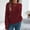 01 Wine, variant on Weiqiqre Women Blouses Fall Long Sleeve Crew Neck Cable Knit Oversized Sweater Top Casual Pullover Trendy Outfits