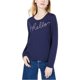 thumbnail image 1 of maison Jules Hello Goodbye - Camiseta embellecida para mujer, azul, extragrande, 1 of 2