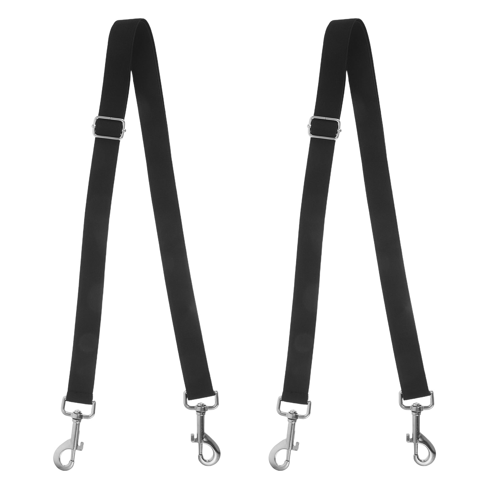 RENACLIPY 2Pcs Durable Adjustable Elastic Leg Straps for Horse Blanket with Double Swivel Snap