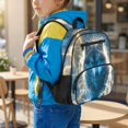 thumbnail image 3 of Jeiento Lightning Wolf 13.5 Inch Toddler Backpack, Preschool Bookbag with Front Pockets, Lightweight School Bag for Boys Girls Daycare Travel (Unisex), 3 of 7
