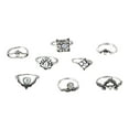 thumbnail image 2 of YYKihy Rings Finger Vintage Jewelry For Women Boho Set Midi Opal Ring Rings, 2 of 8