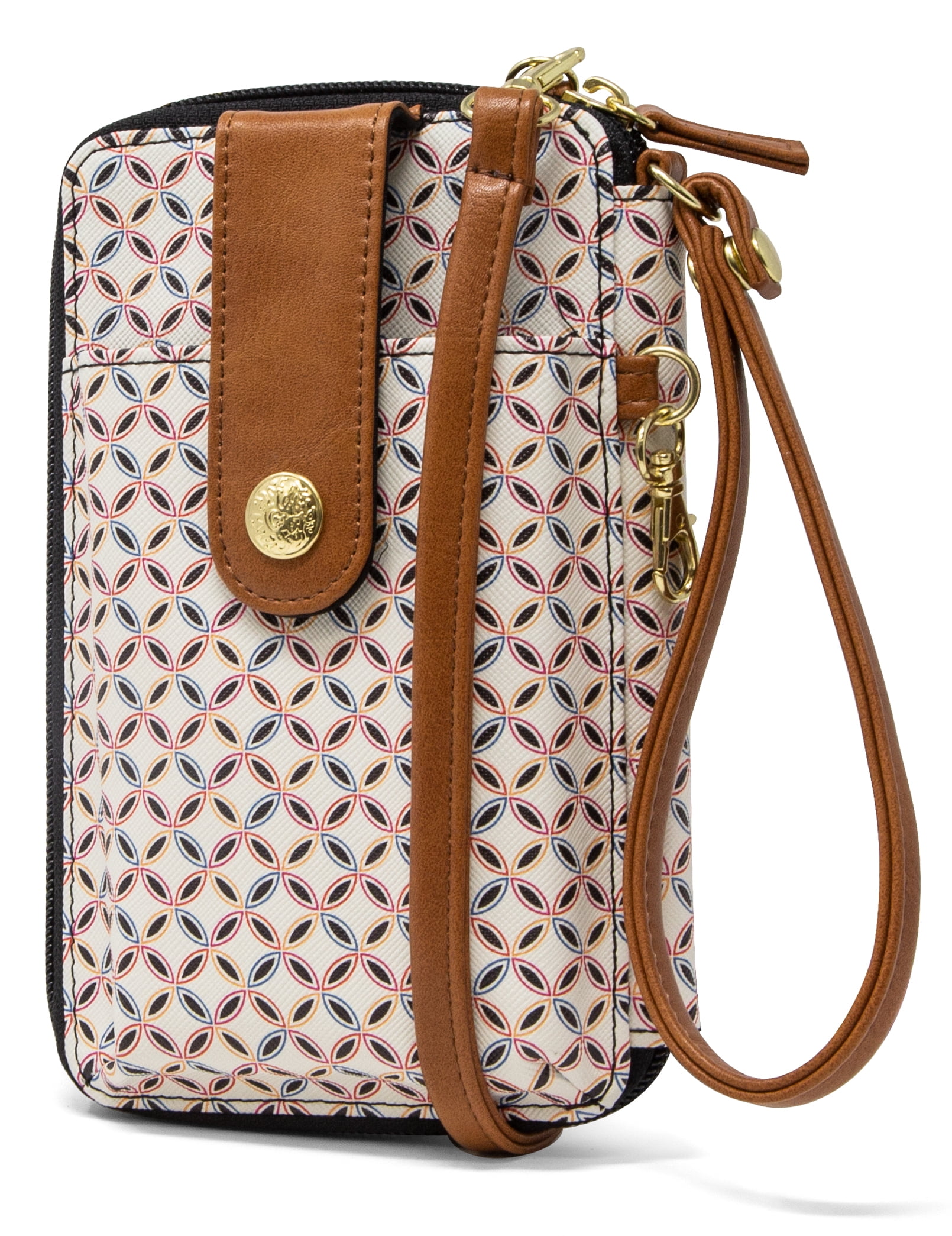 MUNDI Jacqui Vegan Leather RFID Womens Crossbody Cell Phone Purse