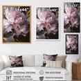 thumbnail image 4 of Designart "Harmonious Pink Grey Peony Flower II" Floral Peony Wall Art For Kitchen, 4 of 5