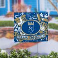 thumbnail image 5 of Kansas City Royals 24" x 18" Happy Holidays Christmas Outdoor Staked Yard Sign, 5 of 5