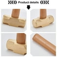thumbnail image 4 of 1pc Wood Hammers with Brass Head for Tools Golden 298x76x30mm, 4 of 7