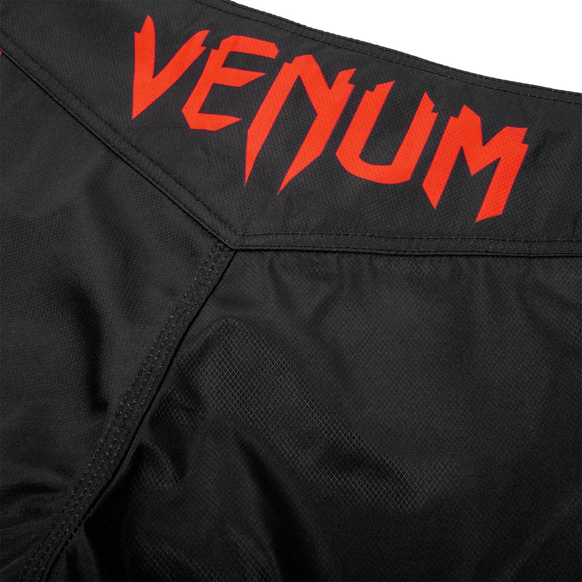 Black/Red Venum Signature MMA Fight Shorts 