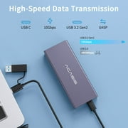 ACASIS 20Gbps External Storage Enclosure for MacBook Air/Pro/iMac 2013-2017 M.2 NVMe SSD