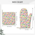 thumbnail image 3 of Honeii Tulips Flowers patten Oven Mitts and Pot Holders Sets, Baker Oven Mitts, Mittens for Kitchen Decor, Baking Lover over Gloves Gifts, 3 of 7