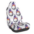 thumbnail image 1 of Wukai Golf balls Full Set Car Seat Covers with Soft Padding Universal Auto Front Seats Protector and Cushion Mat, 1 of 5