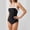 Black, variant on Xqxayjr Women Tummy Control One Piece Swimsuits Push Up Slimming Bathing Suits Halter Sport Color Block Swimwear Trajes De Para Mujer