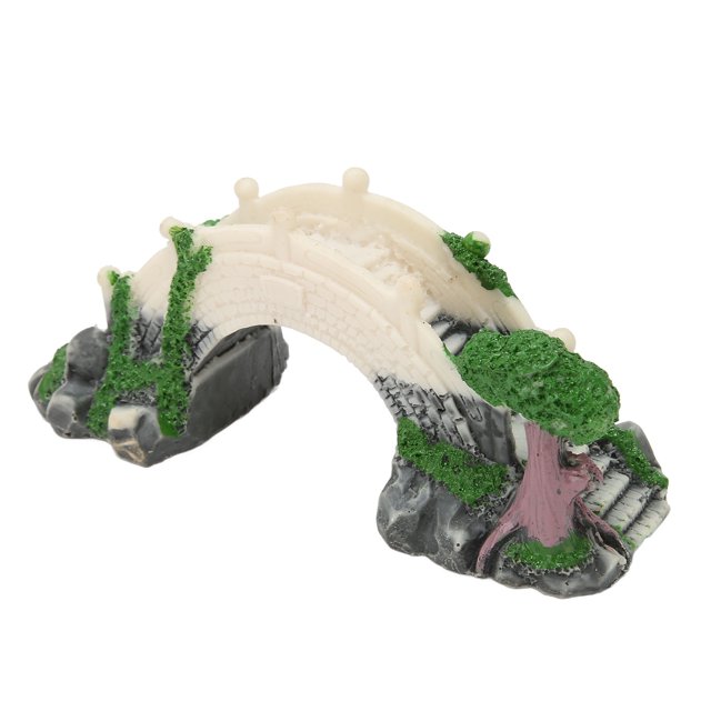 Puente de arco para pecera, decoración de puente de arco para acuario, paisajismo de puente de arco para acuario, decoración de puente para acuario, rendimiento potente