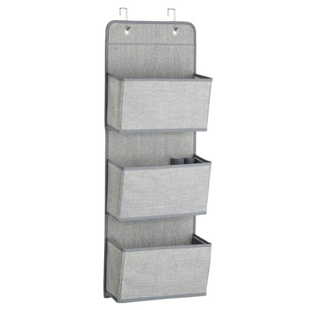 - InterDesign Aldo Hanging Organizer with 3 Pockets, Gray