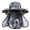 Navy 1, variant on Lispipm Baby Sun Hat Print Summer Toddler Bucket Hats Kids Adjustable Wide Brim Beach Fishermen Cap for Boys Girls Blue 0-3 Months