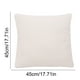 thumbnail image 3 of Funda de almohada decorativa | Funda de cojín de piel sintética con cremallera | Textura suave de osito de peluche | Cuadrada de 43 x 43 cm, 3 of 9