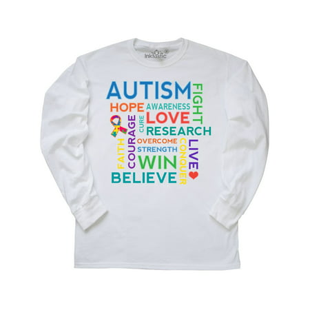 Autism Support slogan Long Sleeve T-Shirt