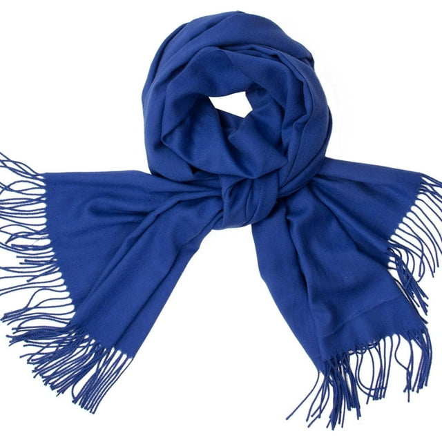 Dchdai Autumn And Winter New Single Color Warm Scarf, Tassel Solid Color Yang Adhesive Scarf, Shawl, Knitted Shawl