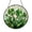 Acrylic 3.5 Inch, variant on Four Leaf Clover Window Suncatcher Stained Glass Style Hanging Decor, Botanical Decorative Glass Panel Art for Garden Window Decoration Ornament