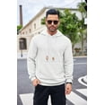 thumbnail image 3 of COOFANDY Men's Novelty Pullover Hoodie Long Sleeve Casual Sweatshirt with Pocket, 3 of 7