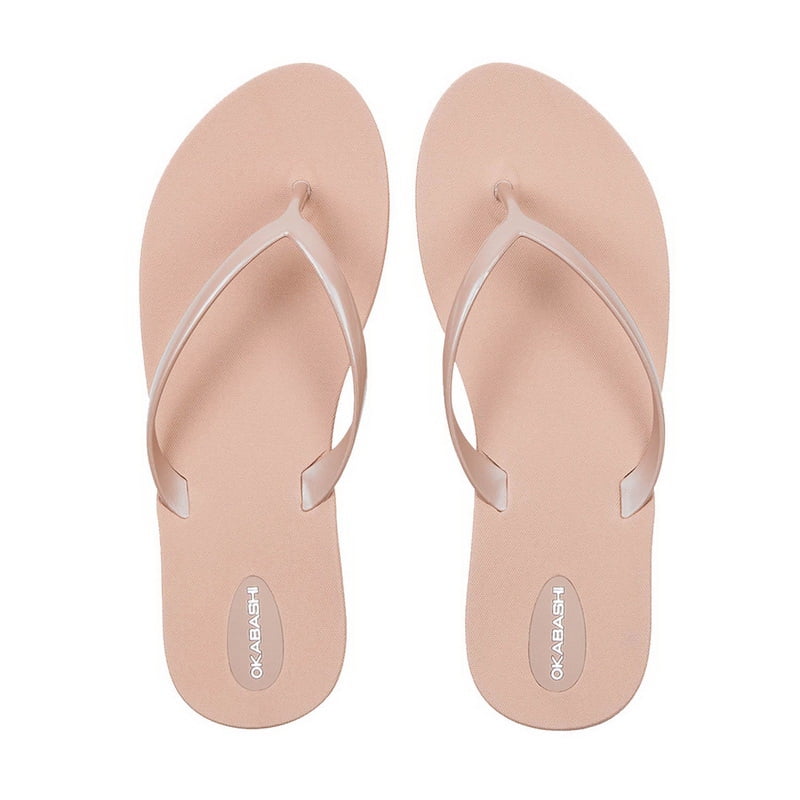 Okabashi Shoreline Slim Women s Flip Flops Blush Pearl Blush 11