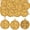 Antique Golden, variant on 50pcs Religious St. Benedict Medals Charms Vintage Alloy Double-Sided Round Saint Jesus Dangle Pendants for DIY Necklace Bracelet Jewelry Making Supplies, Antique Bronze