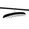 thumbnail image 7 of Luxtrada Wooden Tie Hanger and Belt Hanger Horizontal Necktie Holder Organizer and Storage Rack with 24 Hooks for Tie Rack Holder, Scarfs,Camisoles (Black), 7 of 7