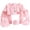 Pink, variant on Baby Boy Outfits 0-3 Months Baby Boy Clothes Newborn Seven Piece Baby Set For Comfortable Soft Stylish And Cute Cartoon Baby Set Sky Blue,Size 0-3 Months