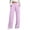 Pink, variant on Ixbnca Women's Sports Pants Loose Pleated High Waist Pockets Yoga Pants Dressy Wide Leg Casual Business Trousers
