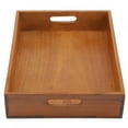 thumbnail image 3 of Retro Natural Hollow Garden Flower Wooden Planter Pot Box, 3 of 10
