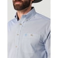 thumbnail image 3 of Wrangler Men's George Strait By Print Long Sleeve Button-Down Shirt Blue Medium, 3 of 4